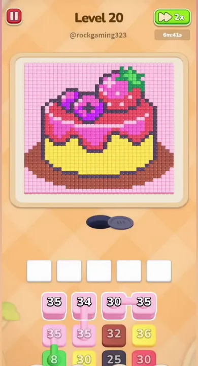 Starting board of Colony Flow Level 20