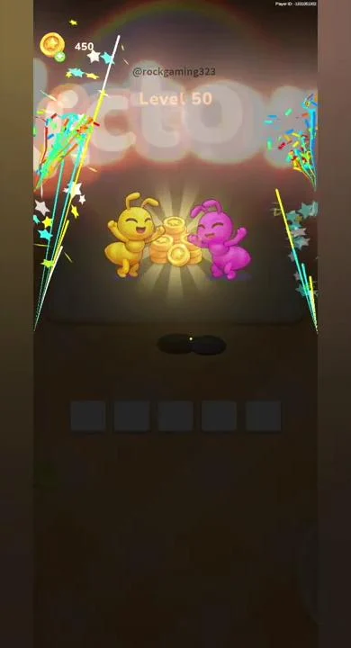 Cleared board or victory screen at the end of the credited Level 50 recording